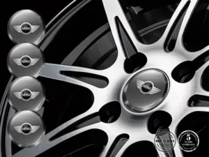 Mini Cooper Autocollants Jantes Design Bombé Élégant Emblème